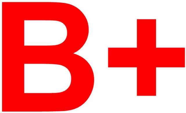 it is b+ b positive
