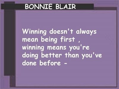 Winning